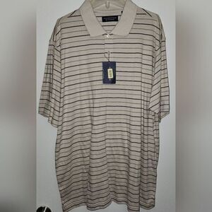 ‎Roundtree & Yorke Striped Polo shirt size Large